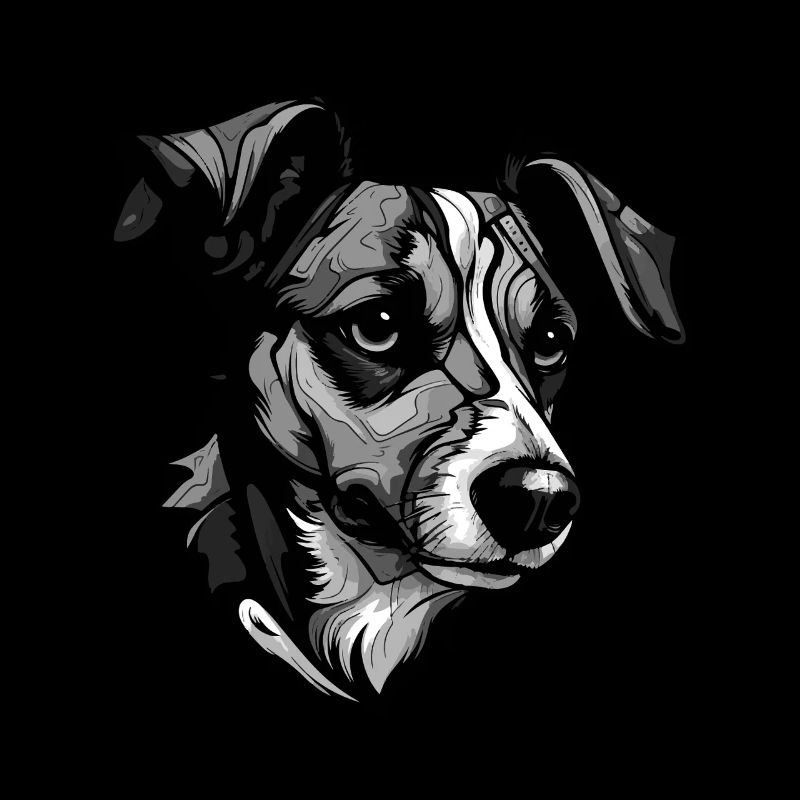 Jack Russel Terrier Portrait de chien