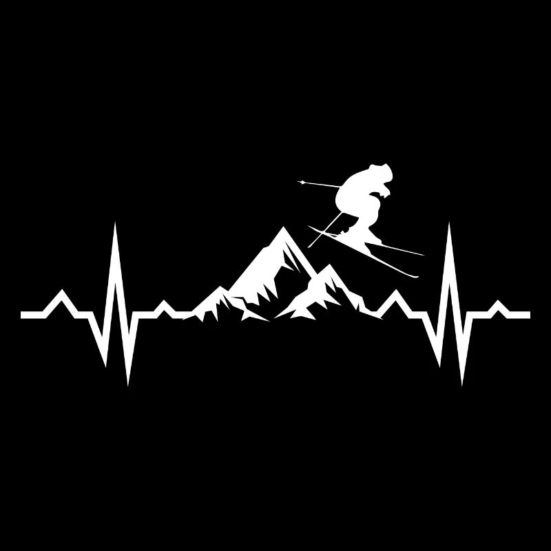 Skiing skiing ski motif for skiers