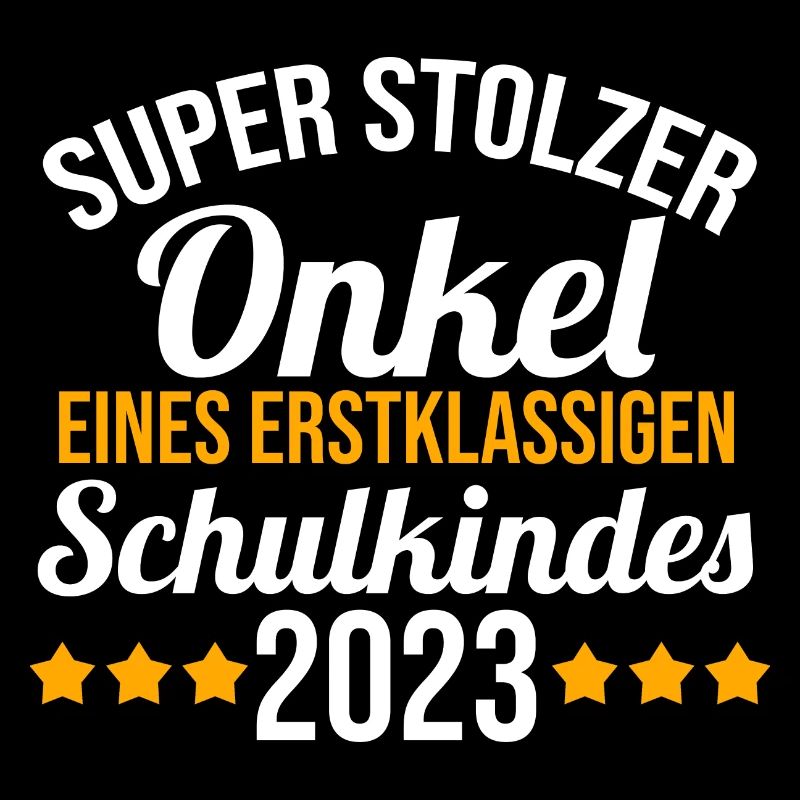 Stolzer Onkel eines Schulkind 2023 Einschulung