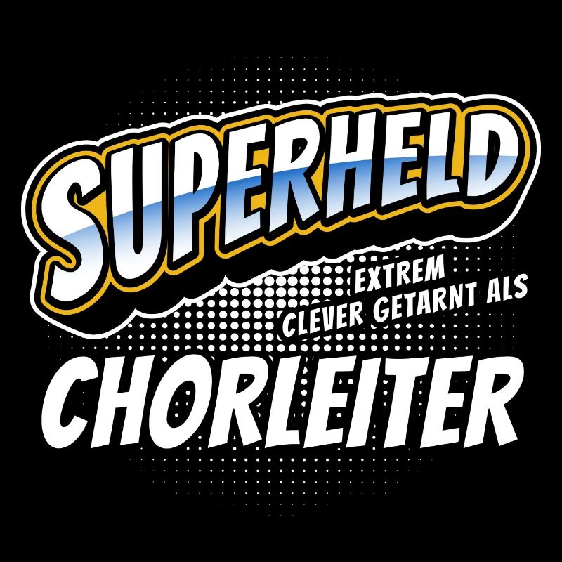 Superheld, clever getarnt als Chorleiter