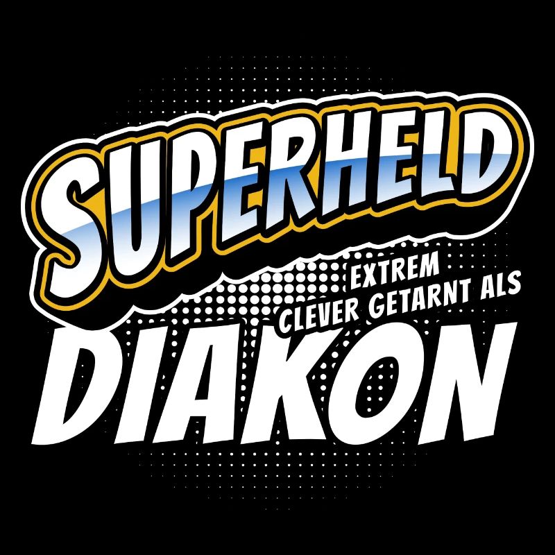 Superheld, clever getarnt als Diakon