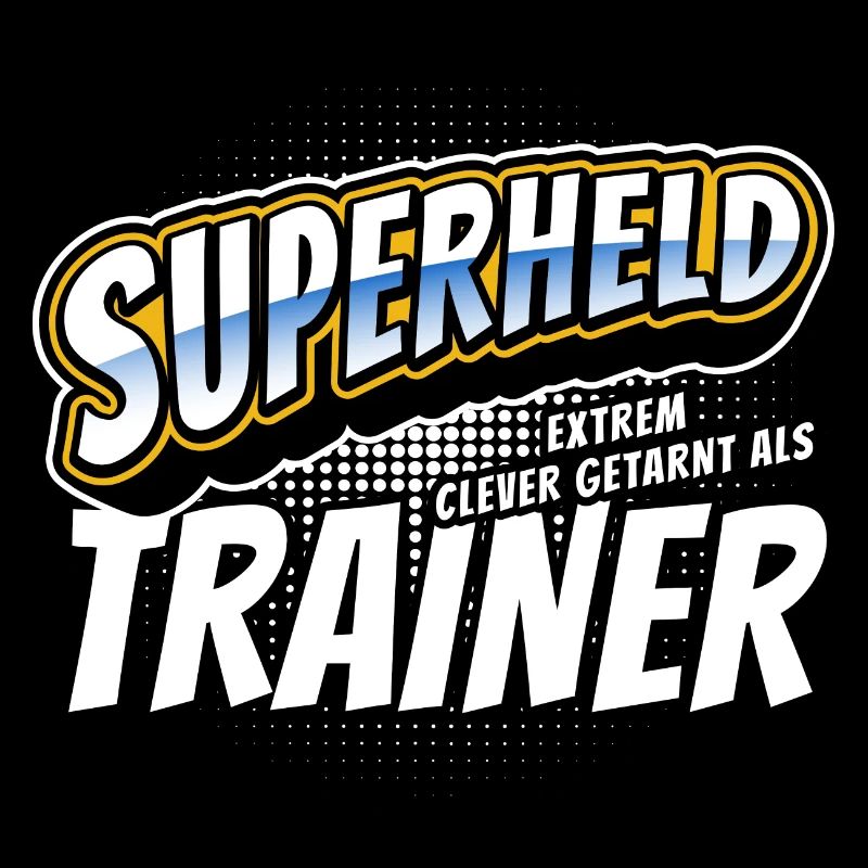 Superheld, clever getarnt als Trainer