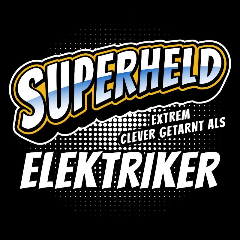 Superheld, clever getarnt als Elektriker