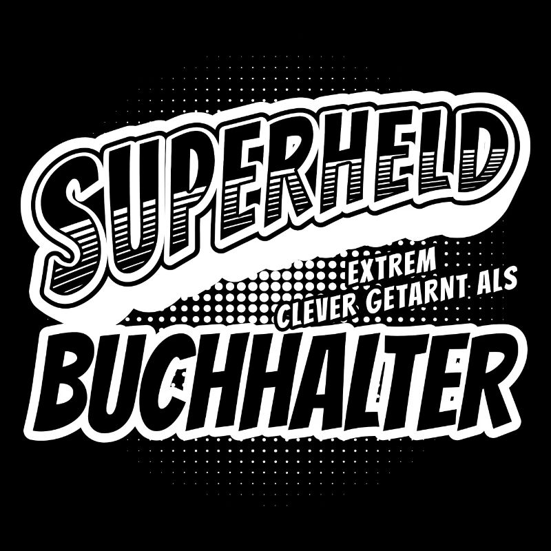 Superheld, clever getarnt als Buchhalter