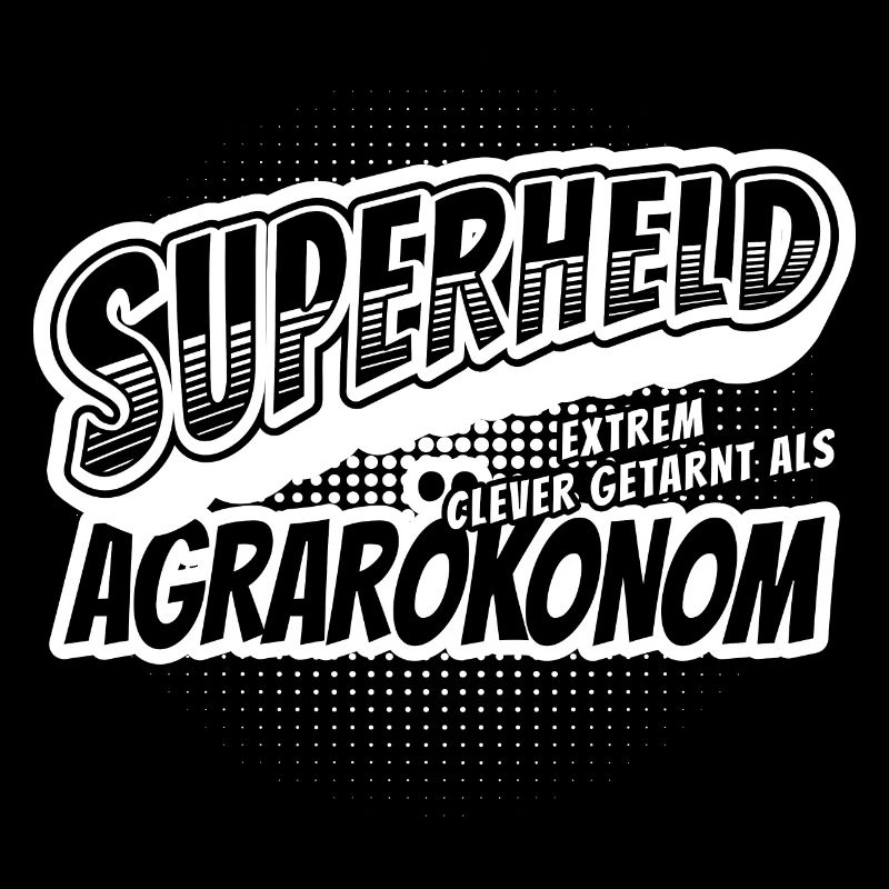 Superheld, clever getarnt als Agrarökonom
