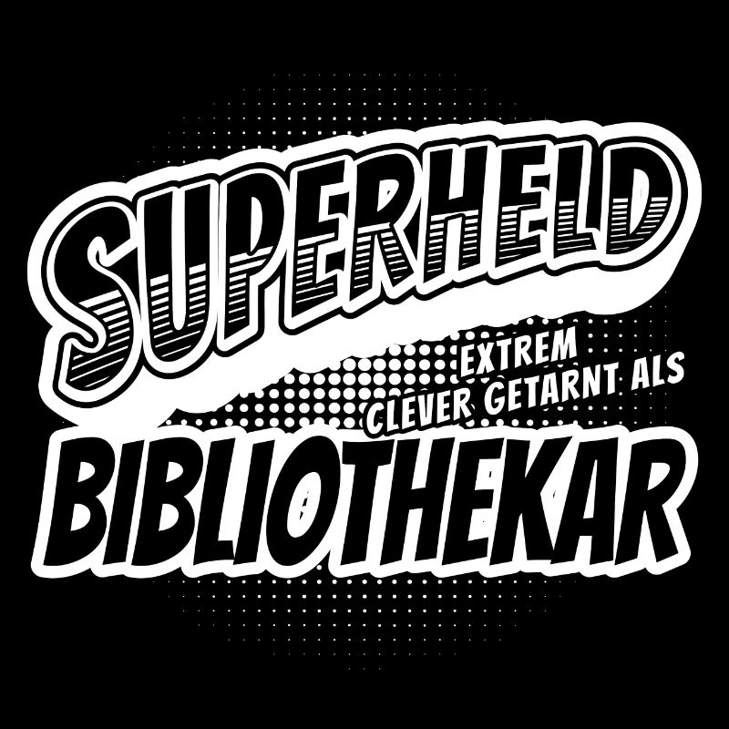Superheld, clever getarnt als Bibliothekar