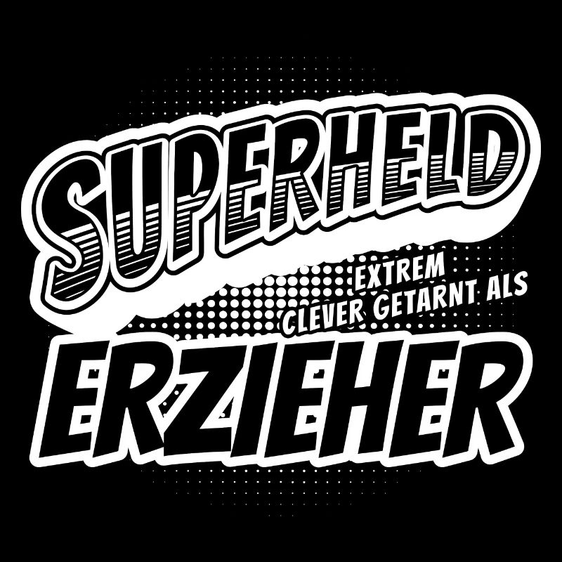 Superheld, clever getarnt als Erzieher