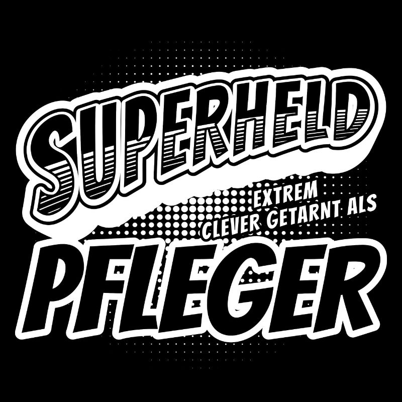 Superheld, clever getarnt als Pfleger