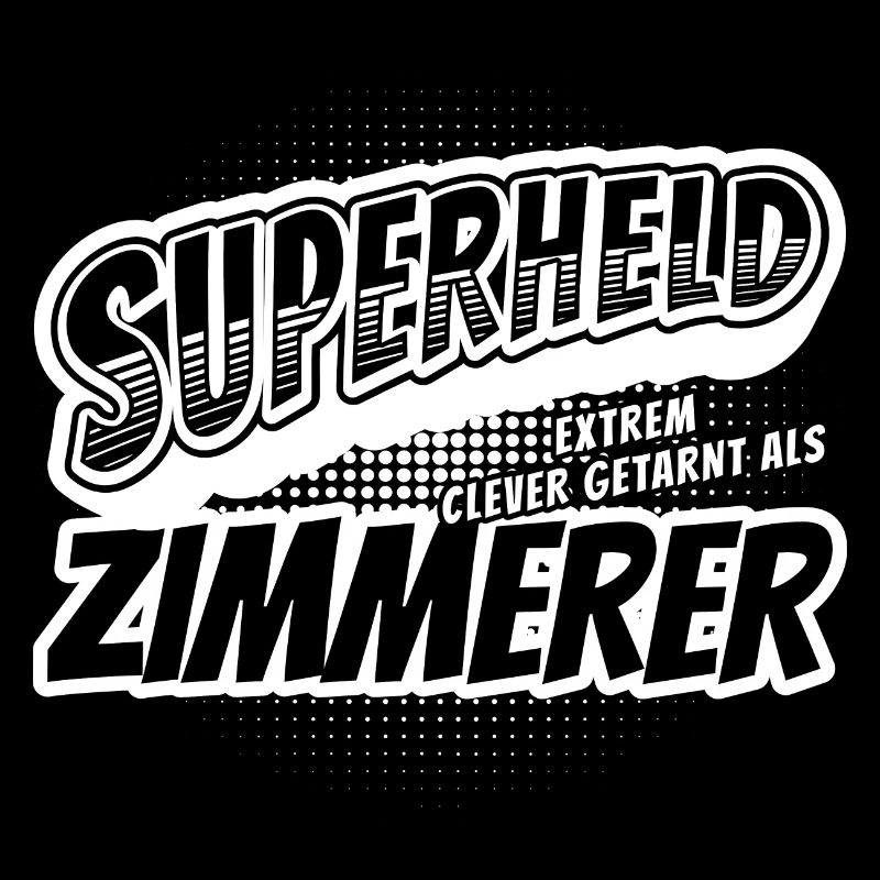 Superheld, clever getarnt als Zimmerer