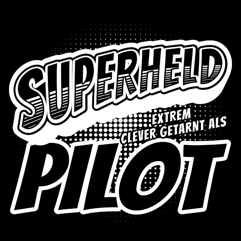 Superheld, clever getarnt als Pilot