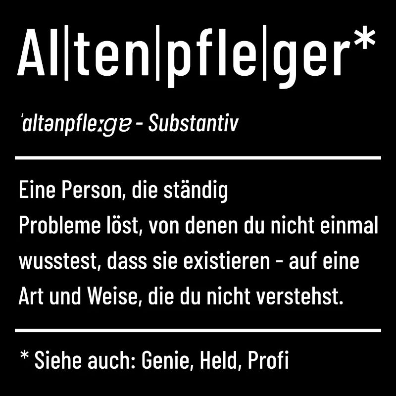 Altenpfleger - Definition - Lexikon