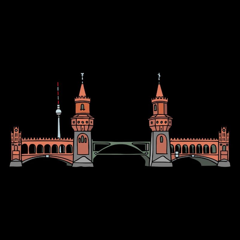 Oberbaumbrücke à BERLIN c