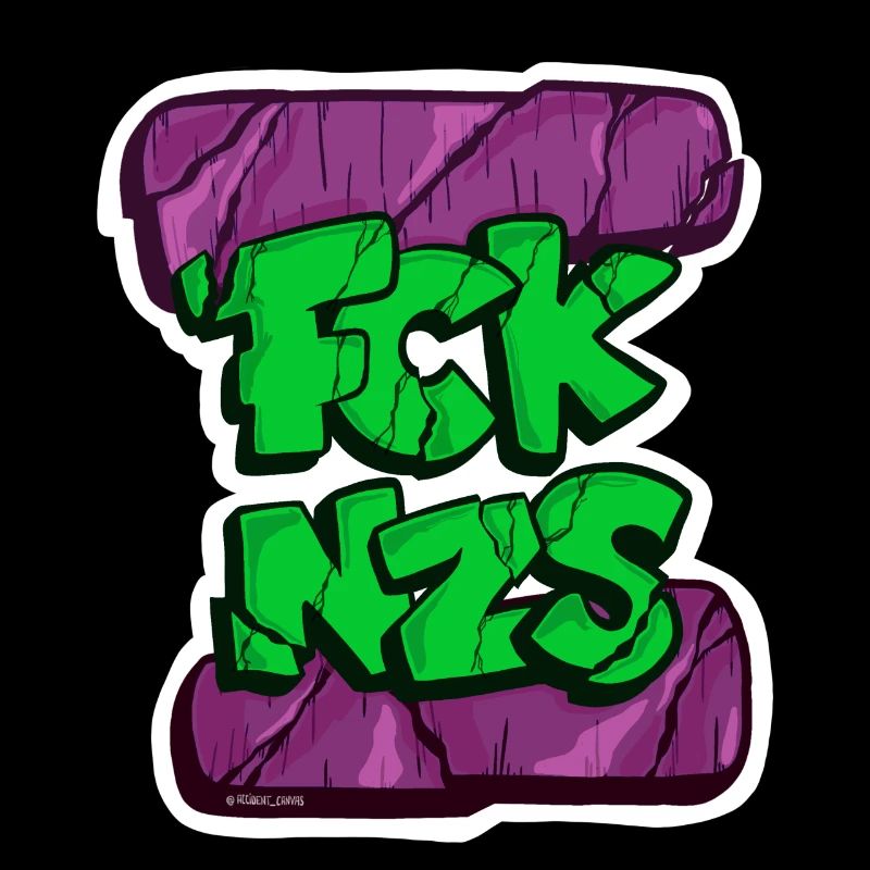 FCKNZS vert violet