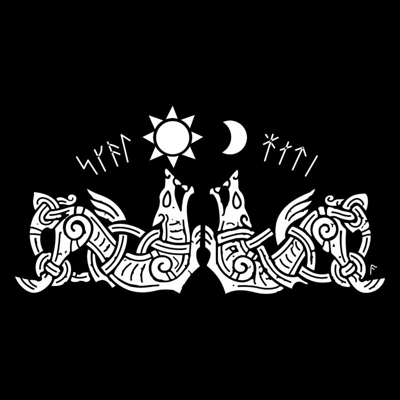 Odin Geri and Freki 2