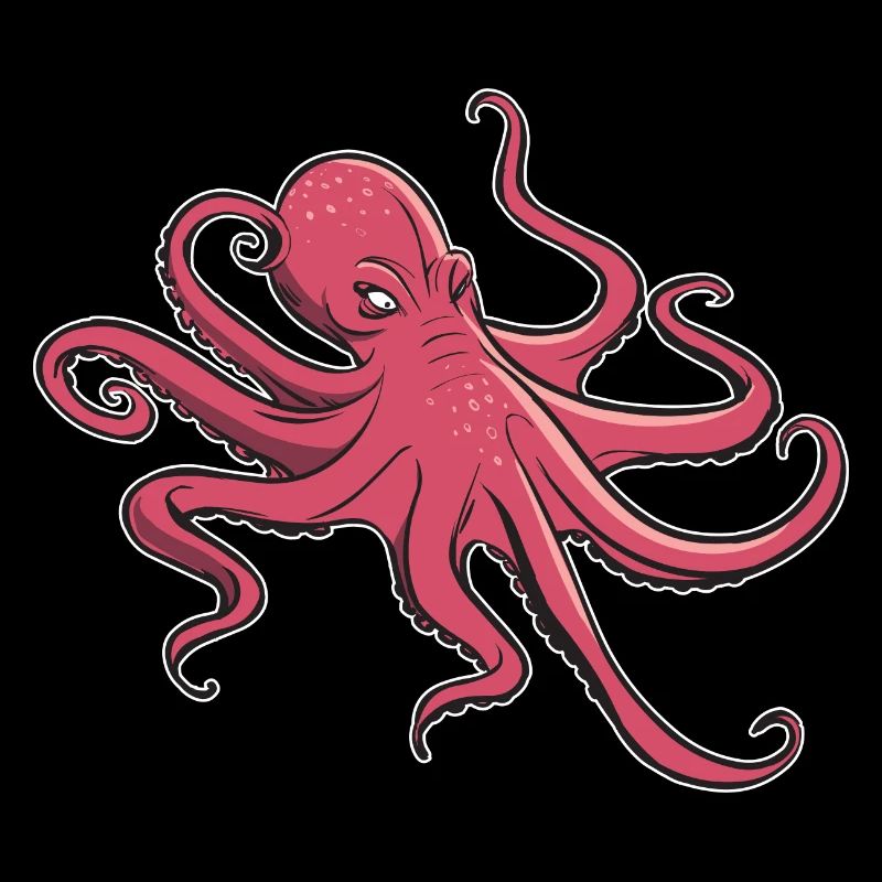 I like octopus - eight tentacles - squid