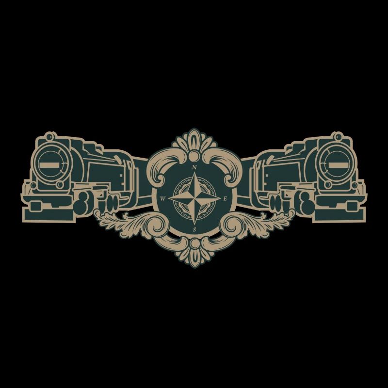 vinted retro railway logo