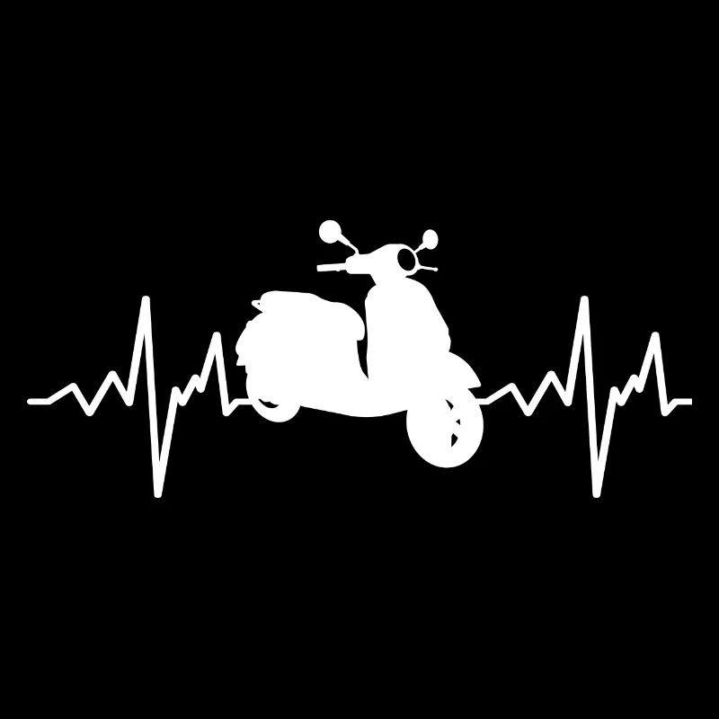 Moped Herzschlag Mofa Geschenk