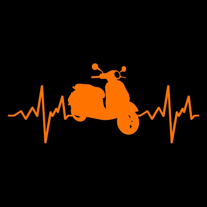 Mofa Herzschlag Roller Moped