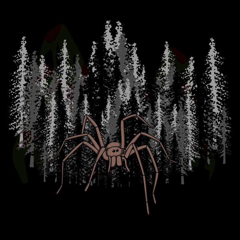 Halloween Horror Forest Forest Animals Spider Monster