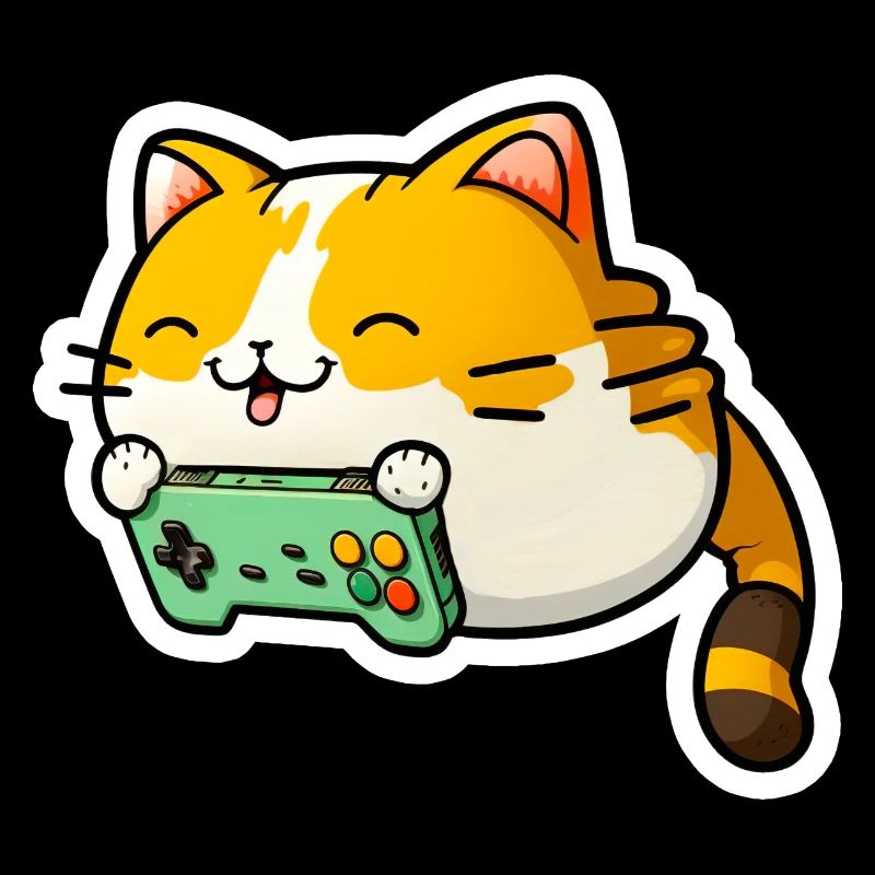 Autocollant mignon chaton chat chat mignon