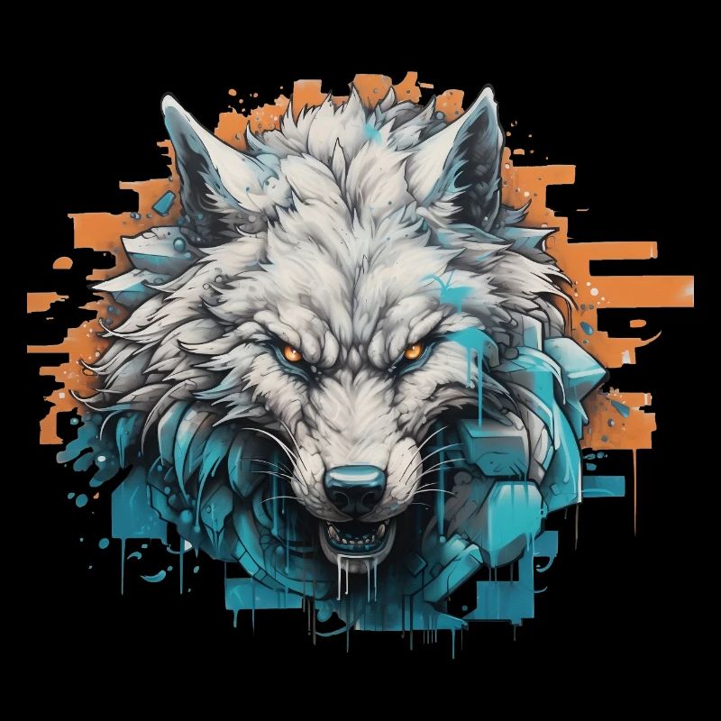 Geist des Nordens - Graffiti-Stil