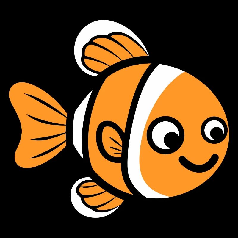 Humor Kleiner Clownfisch
