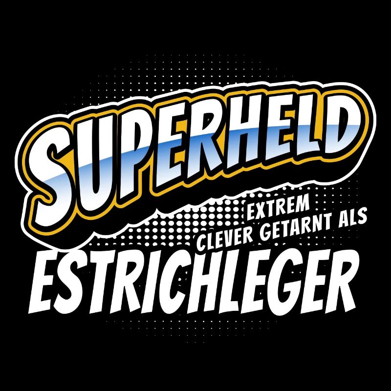 Superheld, clever getarnt als Estrichleger