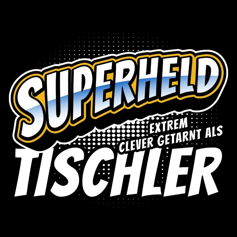 Superheld, clever getarnt als Tischler