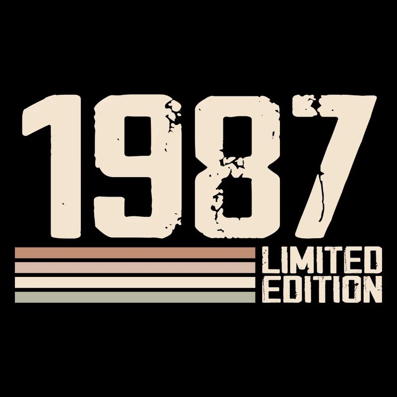 1987 Millésime 1987 Anniversaire 1987 Rétro 1987