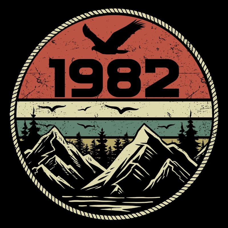 Vintage 1982 Classique 1982 rétro 1982 Cadeau 1982