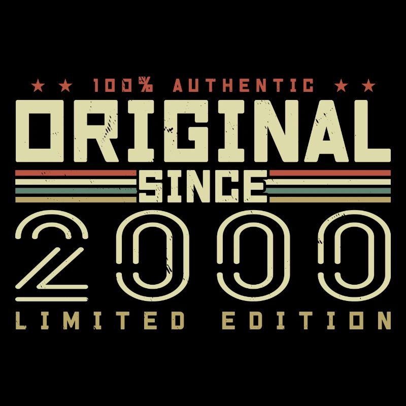 Original 2000 Cadeau Anniversaire 2000 Rétro 2000