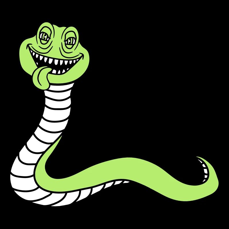 snake face head monster boese dangerous la