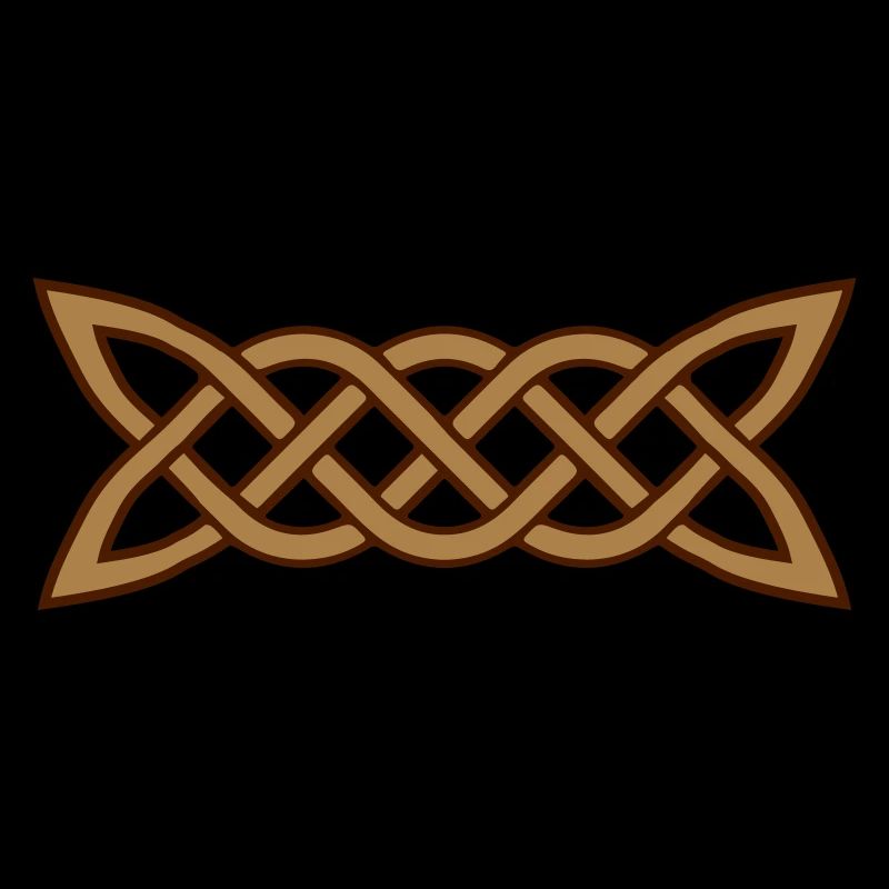 Celtic knot pattern