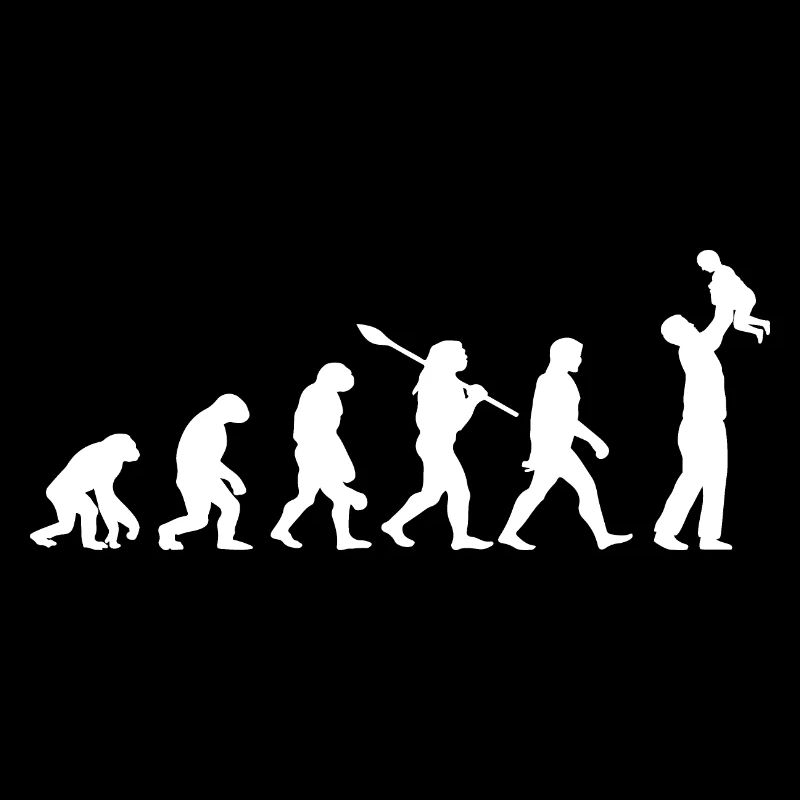 Évolution Du Singe Au Papa Cadeau