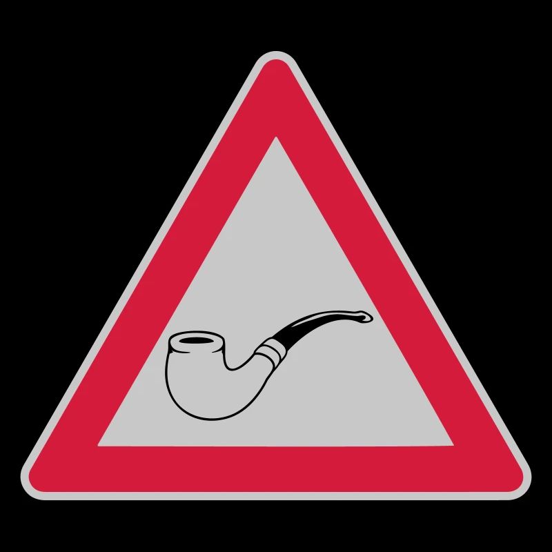 Panneau Méfiez-vous de la pipe à tabac