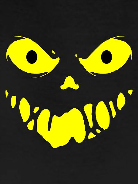 Evil face