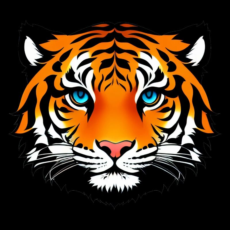 Comic Tiger Mignon Drôle Cool Cartoon 3