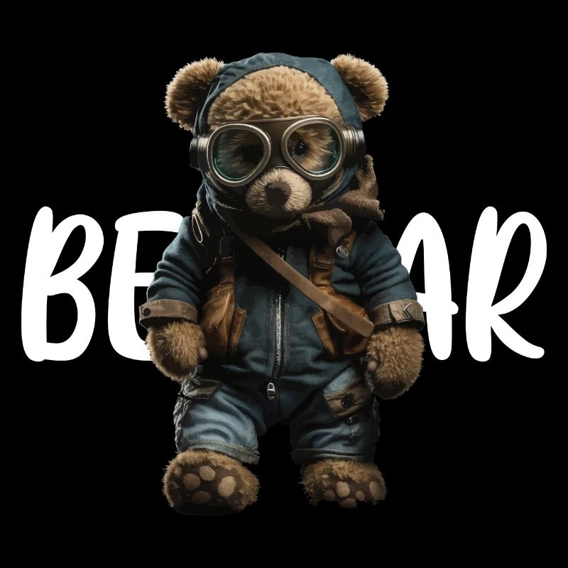 Maschere Teddy Bear scuro