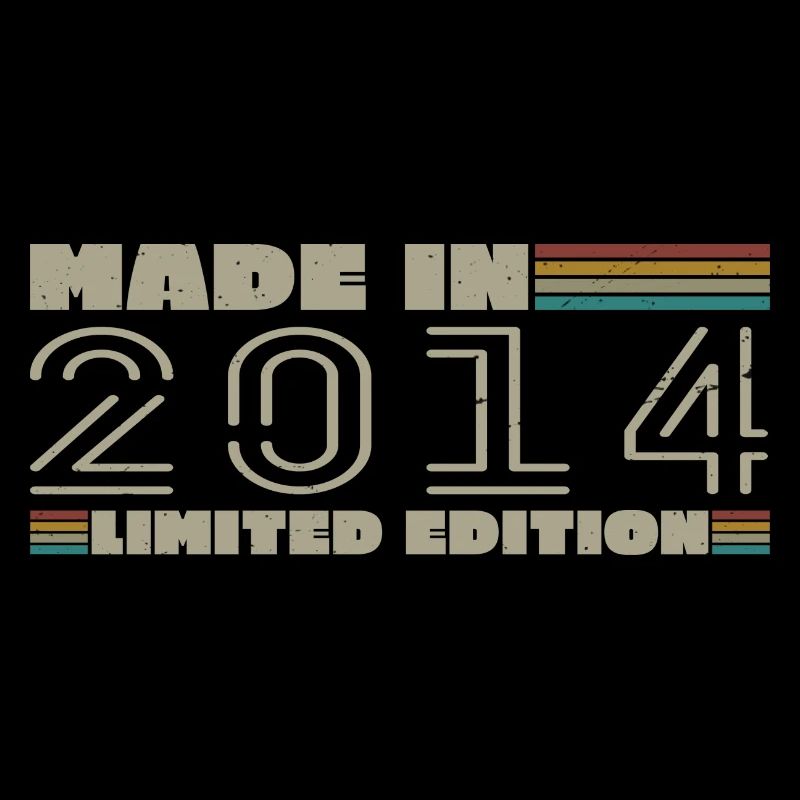 Vintage 2014 2014 Birthday Gift Born in 2014