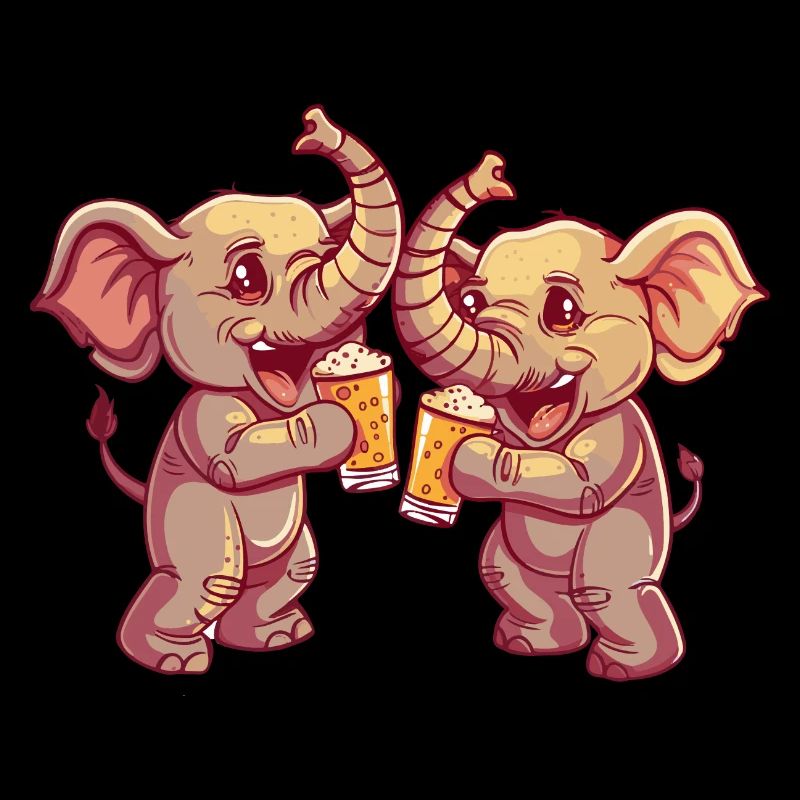 Mammut Comic Bière Drôle Alcool
