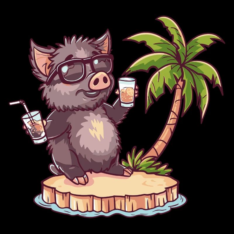 Cochon Été Sanglier