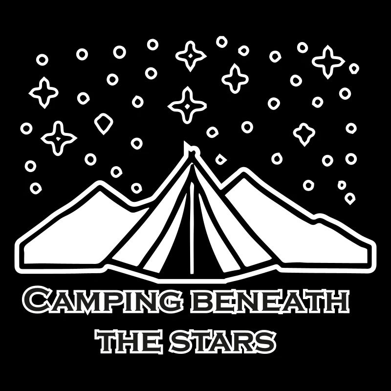 Zelt unter den Sternen - Camping unter den Sternen Design
