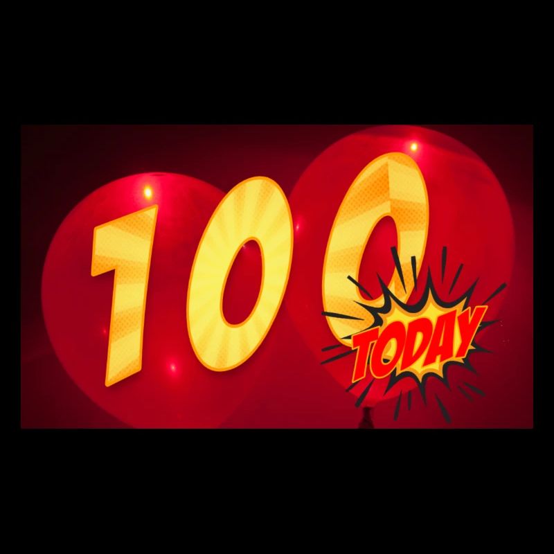 Geburtstag 100. Heute