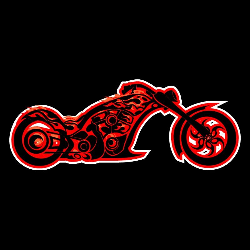 Biker Club Motorcycle Logo 01