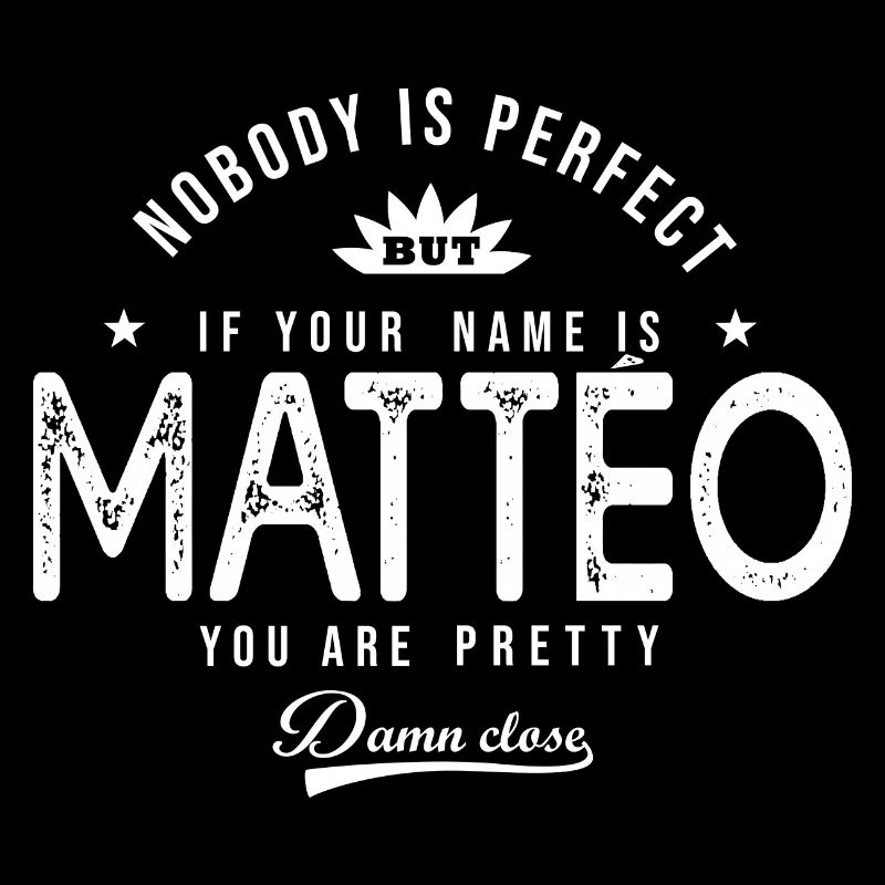 Mattéo gift personalized shirt first name mattéo