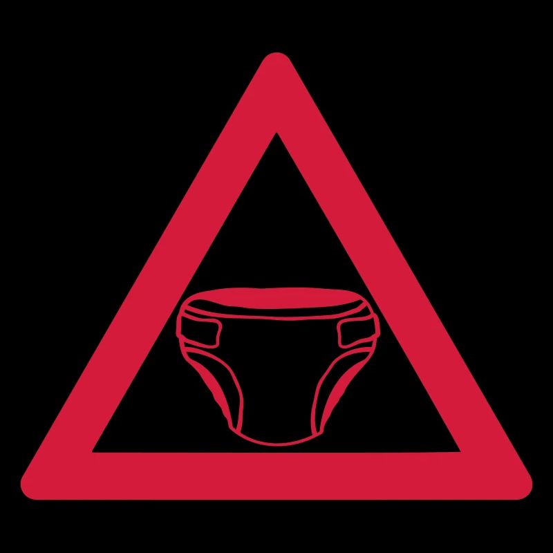 Warning Diaper Shield