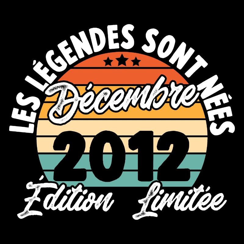 Cadeau Les légendes sont nées en Décembre 2012