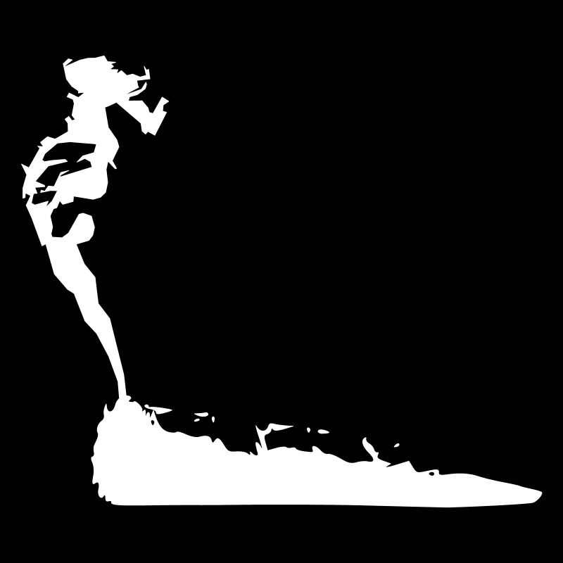 Fumer de l’herbe - lettrage avec image