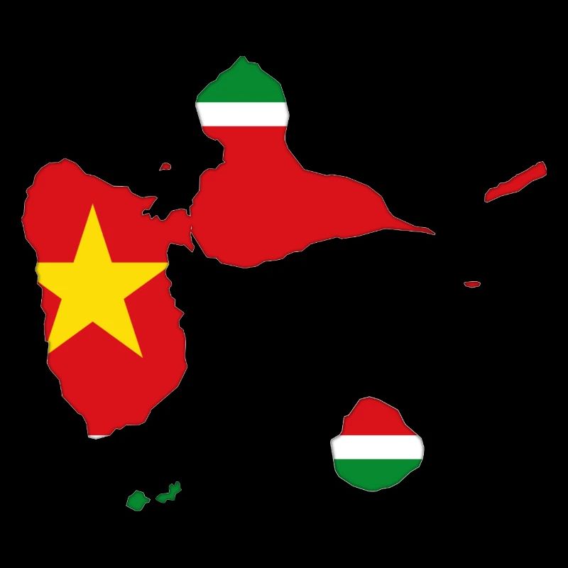Map of Guadeloupe