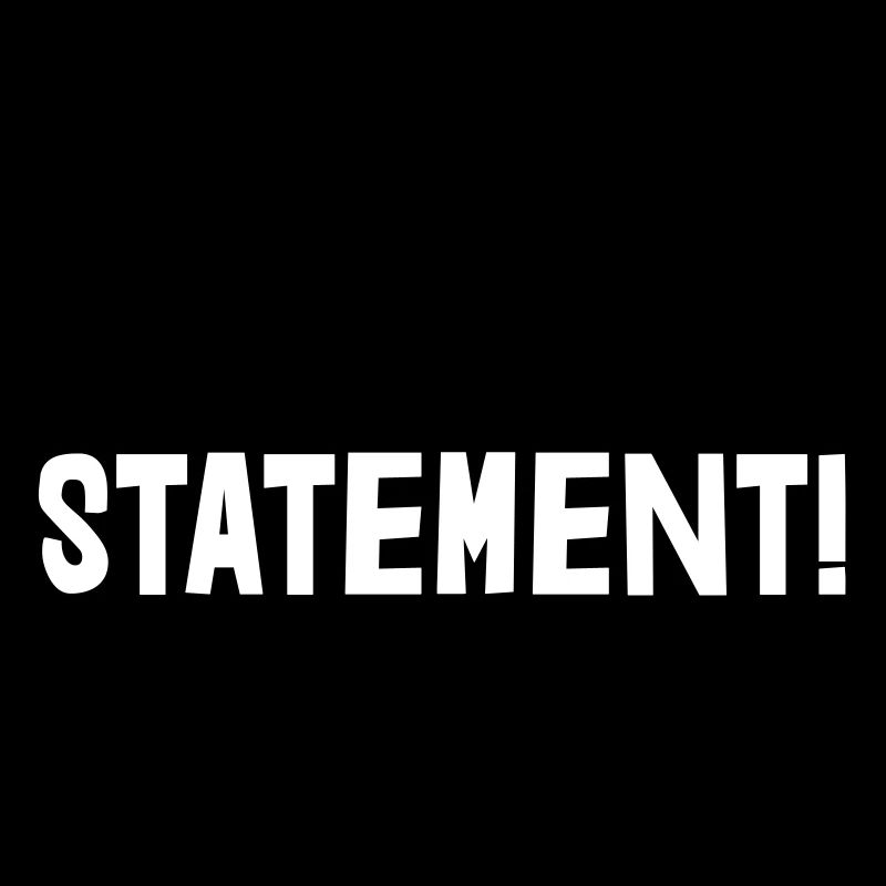 Political statement!